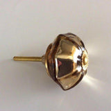 Gold Mercury Glass Cabinet Knobs Dresser Drawer Pulls 1.75 Inch (s)-Dwyer Home Collection