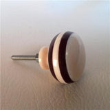Neutral Bone Cabinet Knobs Drawer Pulls 1.50 Inch-Dwyer Home Collection