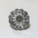 Vintage Style Clear Glass Cabinet Knobs 1.50 Inch-Dwyer Home Collection