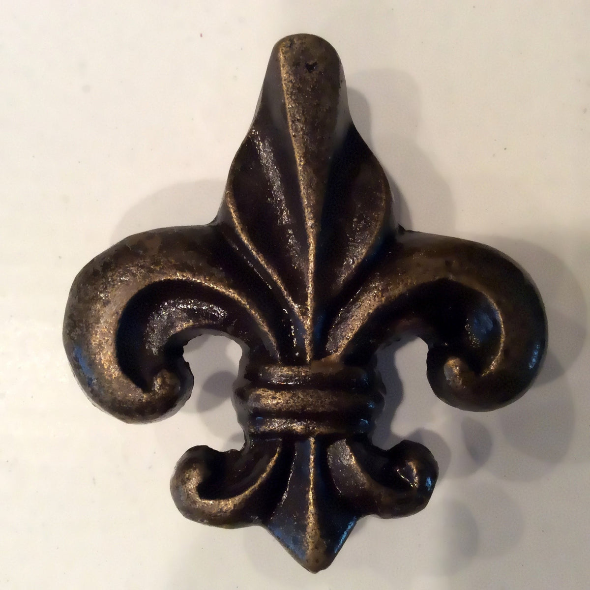 Fleur de lis Cast Iron Knobs Pulls 2.50 Inch Dwyer Home