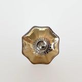 Gold Mercury Glass Cabinet Knobs Drawer Pulls 1.75 Inch (s)-Dwyer Home Collection