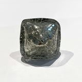 Silver Crackle Mercury Glass Cabinet Knobs Pulls 1.25" Square-Dwyer Home Collection