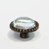 Silver Mercury Glam Cabinet Knob Dresser Drawer Pulls 1.10 Inch-Dwyer Home Collection