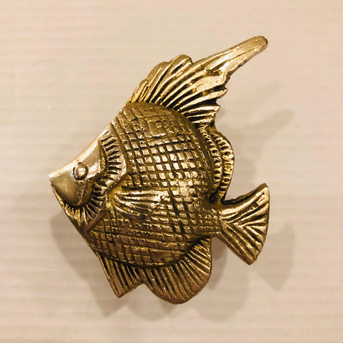 Brass Fish Cabinet Knobs Coastal Nautical 3.00 Inch Width – Dwyer Home  Collection