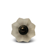 Frosted White Glass Cabinet Knobs Drawer Pulls 1.5 Inch-Dwyer Home Collection