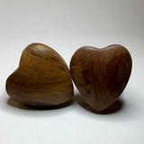 Heart Cabinet Knobs 1.50 Inch Rustic Wood-Dwyer Home Collection