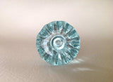 Vintage Aqua Glass Cabinet Knobs Pulls 1.50 Inch-Dwyer Home Collection