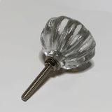 Vintage Style Clear Glass Cabinet Knobs 1.50 Inch-Dwyer Home Collection