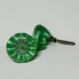 Mint Green Glass Cabinet Knobs Pulls Antique Vintage Style 1.25 Inch-Dwyer Home Collection