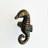 Bronze Seahorse Cabinet Knobs Drawer Pulls Nautical 2.25 Inch-Dwyer Home Collection