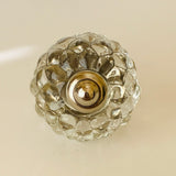 Clear Hobnail Glass Cabinet Knobs Pulls Studded 1.75 Inch-Dwyer Home Collection