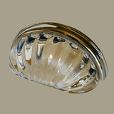 Clear Glass Cup Handles 3.50 Inch Cabinet Or Drawer Pulls-Dwyer Home Collection