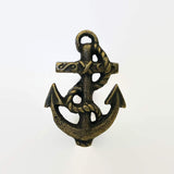 Cast Iron Anchor Cabinet Knob Drawer Pull Nautical 2.50 Inch High-Dwyer Home Collection