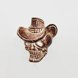 Skull Head Cabinet Knobs Drawer Pulls Western Cowboy Hat 2.25 Inch-Dwyer Home Collection