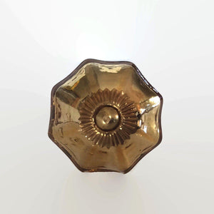 Gold Mercury Glass Cabinet Knobs Dresser Drawer Pulls 1.75 Inch (s)-Dwyer Home Collection