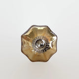 Gold Mercury Glass Cabinet Knobs Drawer Pulls 1.75 Inch-Dwyer Home Collection
