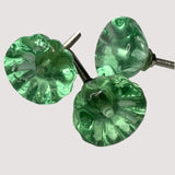 Mint Green Glass Cabinet Knobs Pulls Antique Vintage Style 1.25 Inch-Dwyer Home Collection