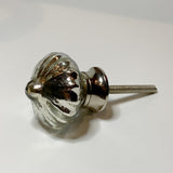 Silver Mercury Cabinet Knobs Dresser Drawer Pulls 1.25 Inch-Dwyer Home Collection