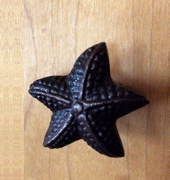 Starfish Coastal Cabinet Knobs Pulls Ocean Sea Star 1.50 Inch-Dwyer Home Collection
