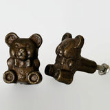 Baby Panda Bear Cabinet Knobs Kids Pulls Cast Iron 1.50 Inch-Dwyer Home Collection