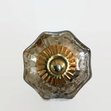 antique style silver mercury glass cabinet knobs drawer pulls 1.75 in gold