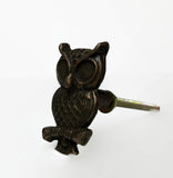 Wise Old Owl Cabinet Knobs Pulls Cast Iron 1.75 Inch-Dwyer Home Collection