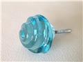 Chic Shabby Aqua Glass Crystal Swirl Cabinet Furniture Knobs Drawer Furniture Pulls
