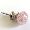 Pink Glass Air Bubble Drawer Pulls Cabinet Knobs