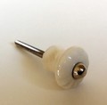 Small Cream Porcelain Cabinet Knobs Drawer Pulls