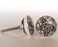 Bohemian Porcelain Kitchen Cabinet Knobs Dresser Drawer Pulls