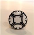 Fleur de lis porcelain cabinet knobs pulls bifold closet doorknobs