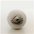White Porcelain Cabinet Knobs Dresser Drawer Pulls