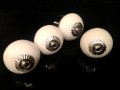 White Round Porcelain Cabinet Knob Drawer Pull Set of 4 1.jpeg