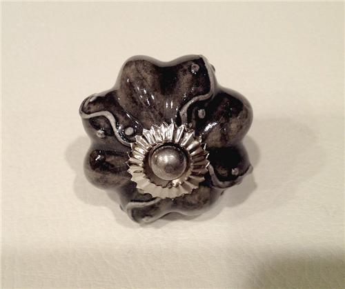 Embossed Dark Gray Drawer Pull Pulls Cabinet Knobs