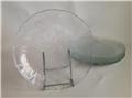 Arcoroc Canterbury Clear Glass Crocus Flower Dinnerware Salad Plates (4)