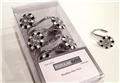 Black and White Bling Shower Hooks Rings by Popular Bath
