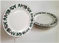 Baum Bros Formalities Christmas Holly Berry Dinnerware Salad Plates (6)
