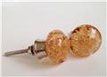 Peach Glass Bubble Decorative Kitchen Cabinet Knobs Drawer Pulls
