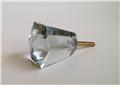 Clear Glass Crystal Diamond Point Cabinet Knobs Pulls