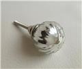 Silver Mercury Mirror Glass Round Cabinet Knob Drawer Pulls Mfg Seconds