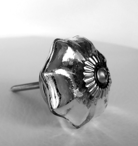 Silver Mercury Glass Cabinet Knobs Dresser Drawer Pulls