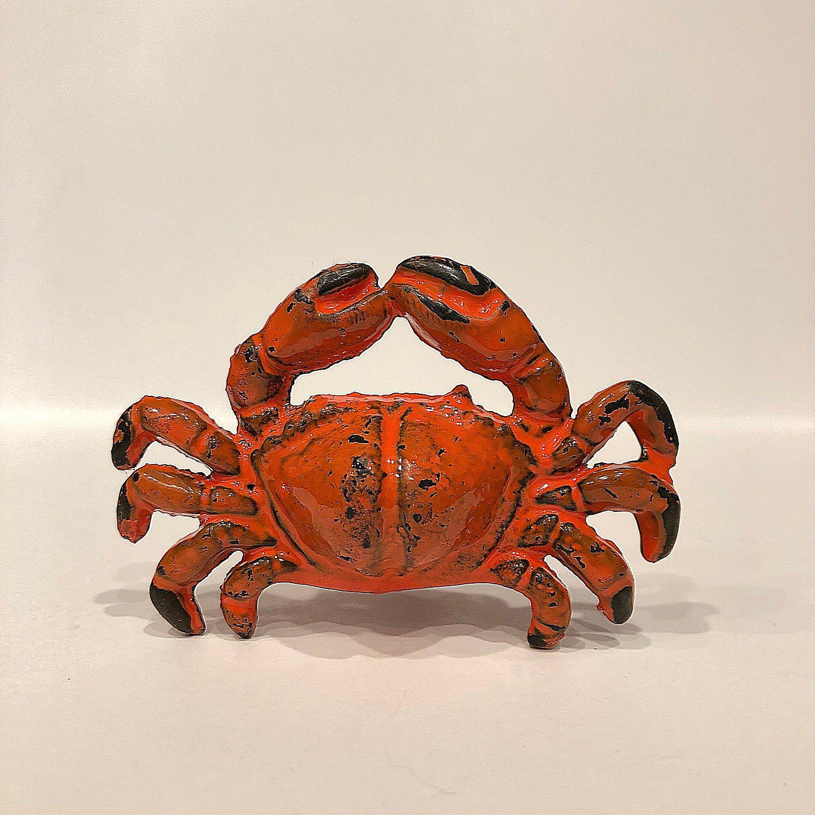 Cast Iron Red Crab Cabinet Knobs Shellfish Drawer Pulls-Dwyer Home Collection