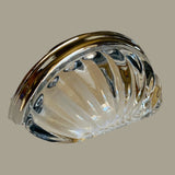 Clear Glass Cup Cabinet Handles 3.5 Inch Desk Drawer Pulls-Dwyer Home Collection