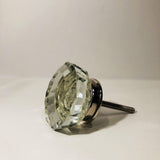 Oversize Clear Glass Furniture, Cabinet, Dresser Drawer Knobs Pulls-Dwyer Home Collection