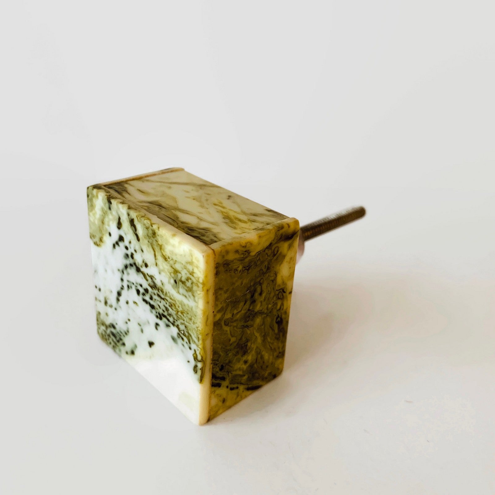 Granite Block Cabinet Knobs Drawer Pulls 1.50 Inch Square-Dwyer Home Collection