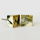 Granite Block Cabinet Knobs Drawer Pulls 1.50 Inch Square-Dwyer Home Collection