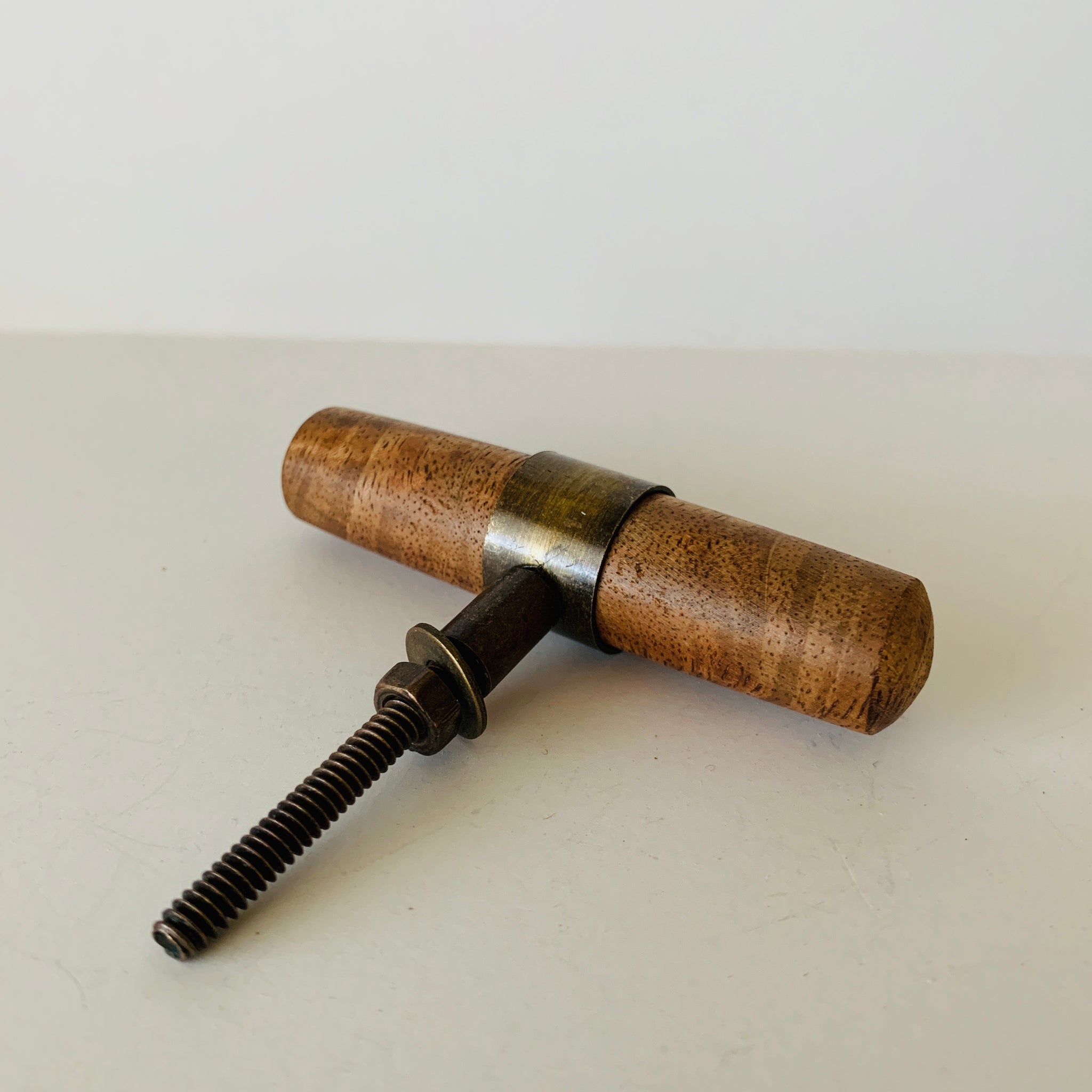 Wood T-Bar Handles 3 Inch Rustic Cabinet Knobs Furniture Pulls-Dwyer Home Collection