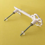 White Skeleton Key Cabinet Handles or Window Handle Pulls-Dwyer Home Collection