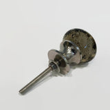 Ash Glass Bubble Cabinet Knobs Dresser Drawer Knobs Curved Base-Dwyer Home Collection