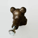 Baby Panda Bear Cabinet Knobs Kids' Dresser Drawer Pulls Cast Iron 1.5 In-Dwyer Home Collection